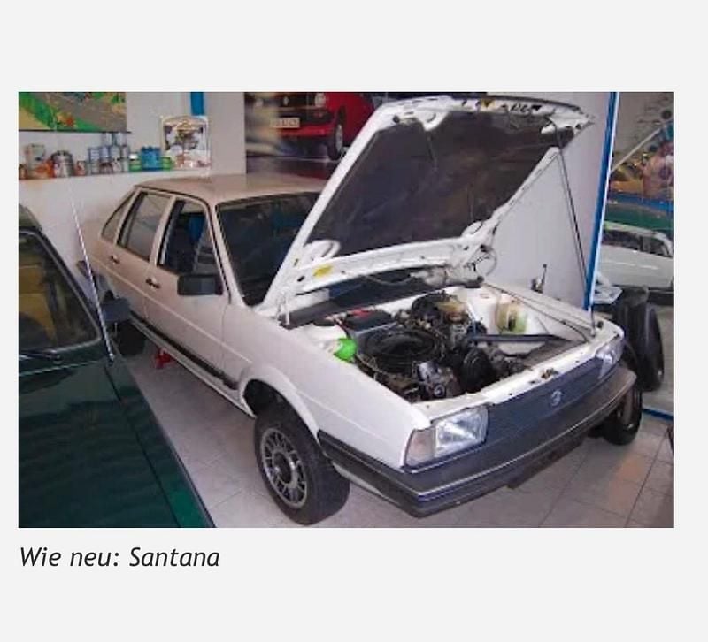 Gebraucht VW Santana 85 PS (62 kW) 1982 Weiß Limousine