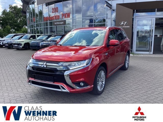 D) (rot Gebraucht 2021 Mitsubishi Outlander P-HEV Basis SUV | 21.490 € (Guter Preis) - Bild 1/4