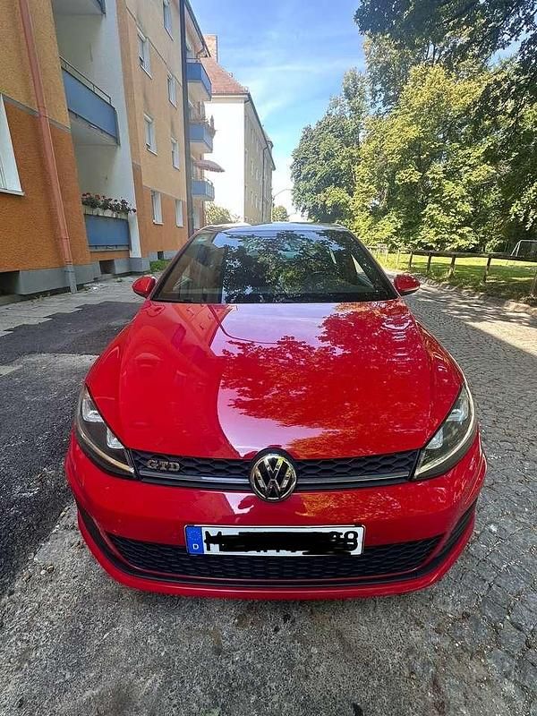 Rot Gebraucht 2015 VW Golf VII GTD Kombi | 13.000 € (Fairer Preis) - Bild 1/4