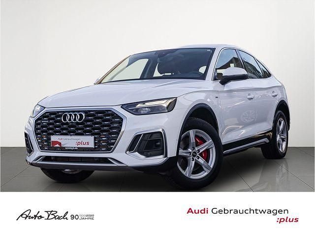 Weiß (ibisweiß) Gebraucht 2022 Audi Q5 Sportback S-Line SUV | 39.470 € (Superpreis) - Bild 1/4