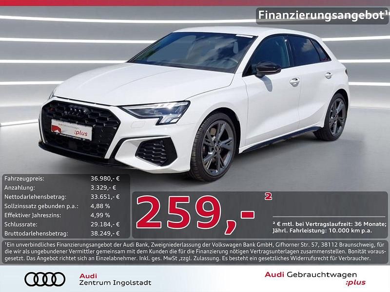 Ibisweiß Gebraucht 2024 Audi S3 Comfort Limousine | 35.980 € (Superpreis) - Bild 1/3
