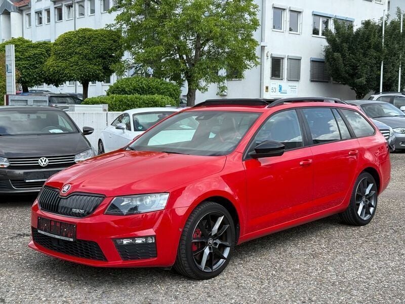Rot Gebraucht 2016 Skoda Octavia RS Kombi | 15.490 € (Guter Preis) - Bild 1/4