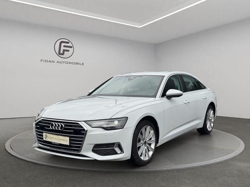 Gletscherweiß metallic Gebraucht 2022 Audi A6 Sport Limousine | 37.850 € (Fairer Preis) - Bild 1/4