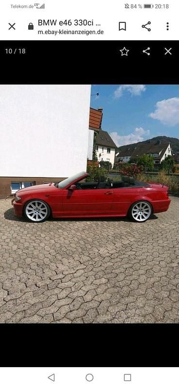 Gebraucht BMW 330 231 PS (169 kW) 2004 Rot Cabrio