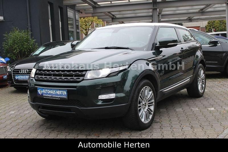Grün Gebraucht 2012 Land Rover Range Rover evoque SUV | 10.990 € (Etwas zu teuer) - Bild 1/4