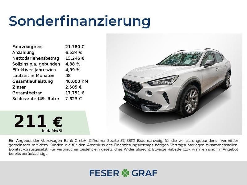 Candyweiss Gebraucht 2023 Cupra Formentor SUV | 21.780 € (Guter Preis) - Bild 1/4