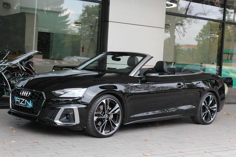 Schwarz Gebraucht 2021 Audi A5 Cabriolet S-Line Cabrio | 36.900 € (Fairer Preis) - Bild 1/4