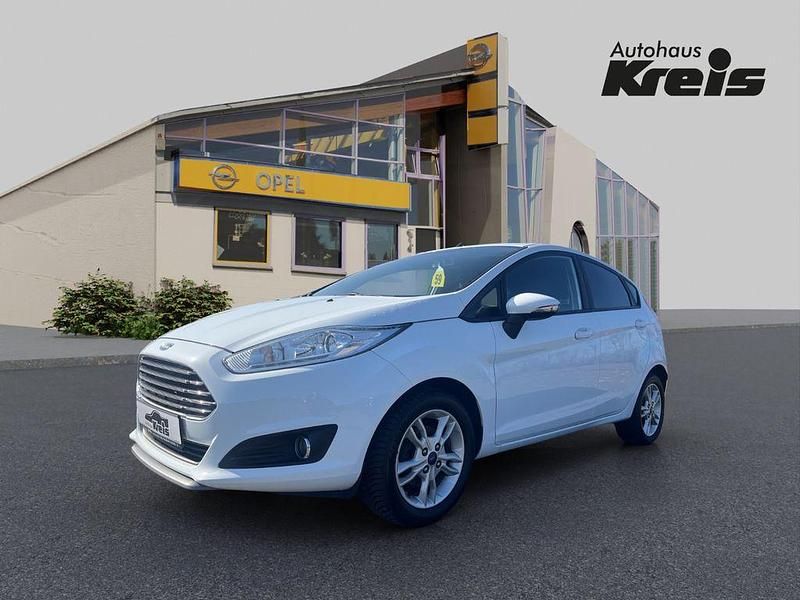 Gebraucht Ford Fiesta Trend 101 PS (74 kW) 2015 Weiß Kleinwagen
