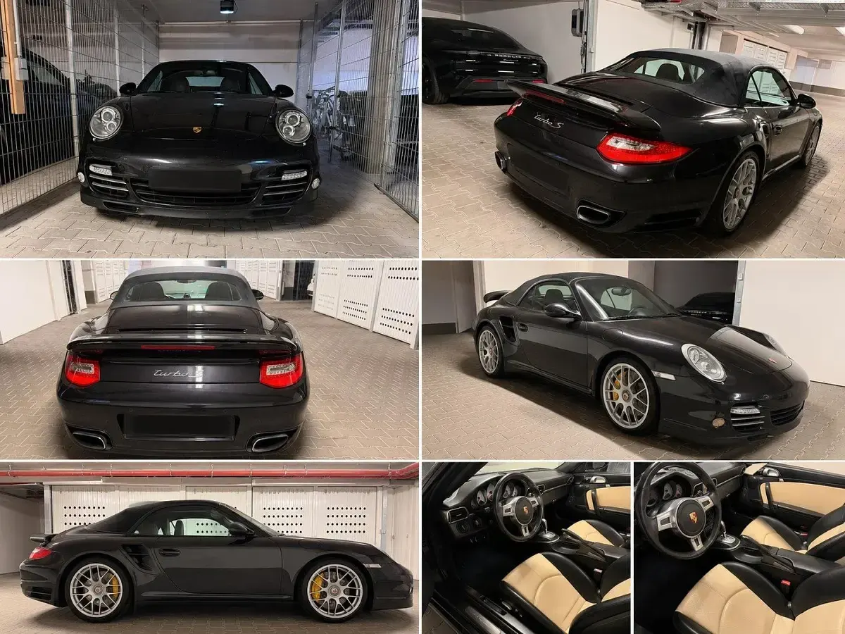 Gebraucht Porsche 911 Turbo S Cabriolet 530 PS (389 kW) 2010 Schwarz Cabrio