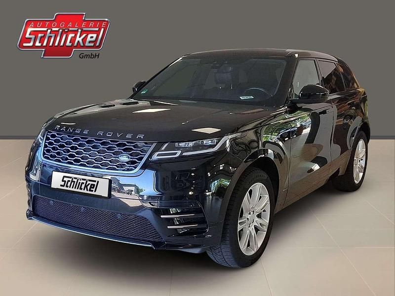 Santorini black Gebraucht 2020 Land Rover Range Rover Velar R-Dynamic SUV | 36.650 € - Bild 1/4