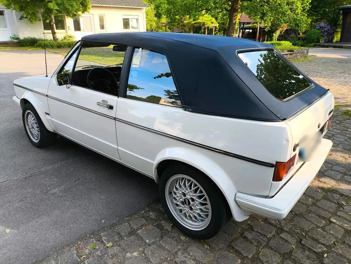 Gebraucht VW Golf Cabriolet 75 PS (55 kW) 1986 Weiß Cabrio