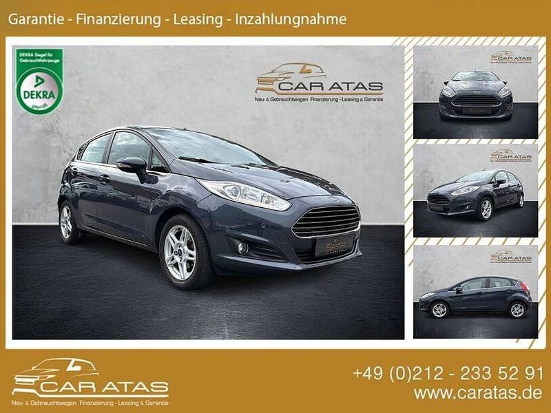 Grau (metallic) Gebraucht 2013 Ford Fiesta Titanium Kleinwagen | 5.199 € (Guter Preis) - Bild 1/4