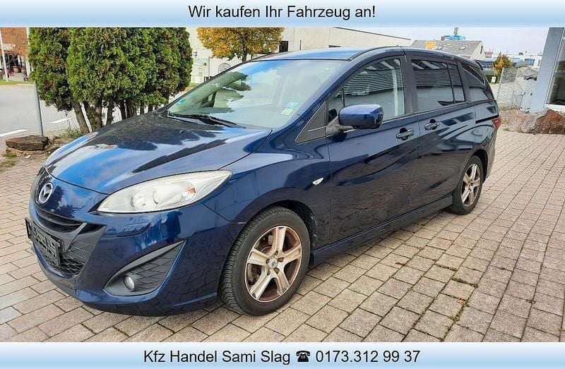 Blau Gebraucht 2010 Mazda 5 Sports-Line Van / Kleinbus | 4.750 € (Superpreis) - Bild 1/4