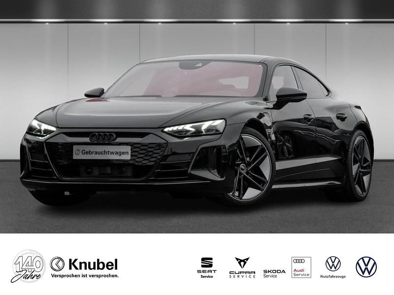 Schwarz Gebraucht 2022 Audi e-tron GT quattro Design Limousine | 58.880 € (Superpreis) - Bild 1/4