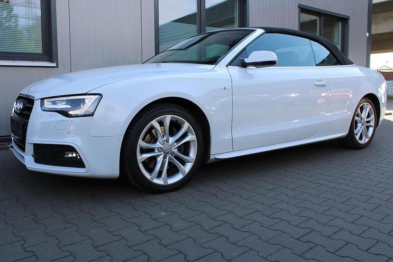Gebraucht Audi A5 Cabriolet S-Line 218 PS (160 kW) 2016 Gletscherweiß metallic Cabrio