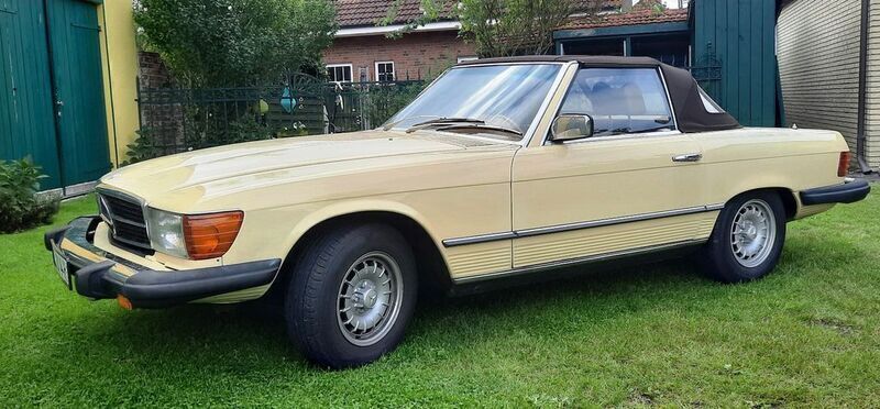 Beige Gebraucht 1978 Mercedes SL450 Cabrio | 29.000 € - Bild 1/4