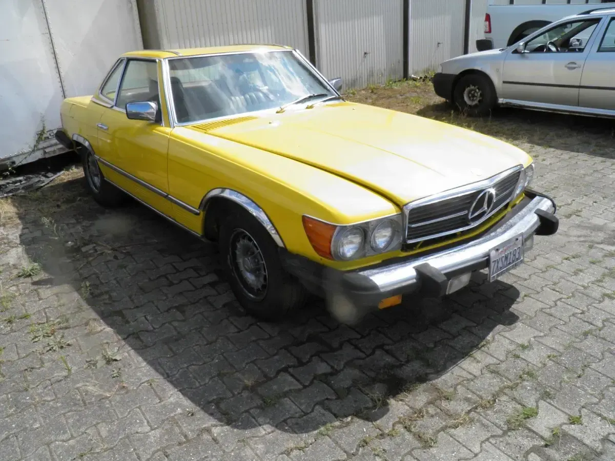 Gebraucht Mercedes SL380 204 PS (150 kW) 1985 Gelb Cabrio