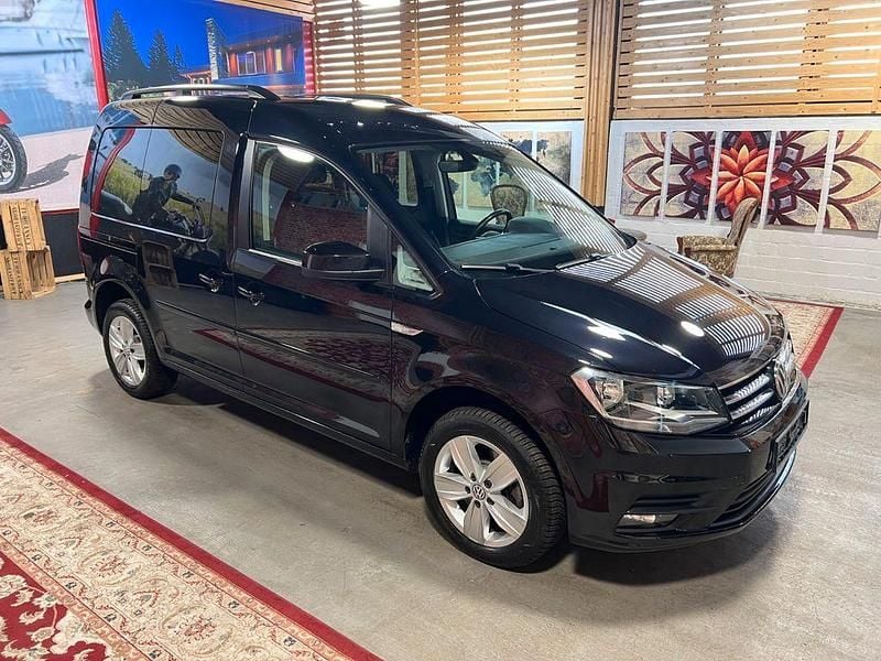 Gebraucht VW Caddy Comfortline 125 PS (91 kW) 2018 Schwarz Van / Kleinbus