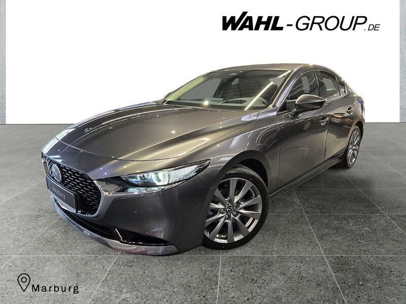Grau Gebraucht 2025 Mazda 3 Exclusive-Line Limousine | 33.490 € (Fairer Preis) - Bild 1/4