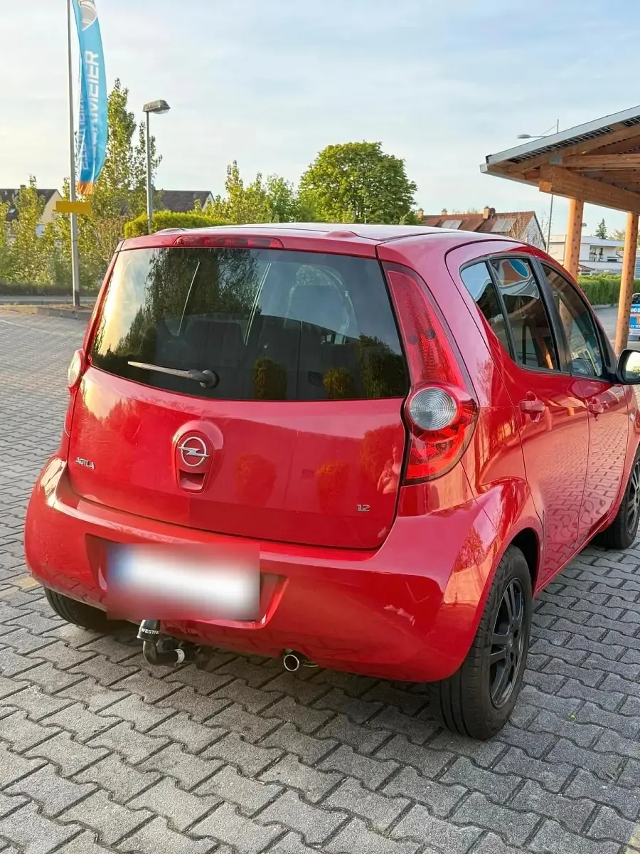 Gebraucht Opel Agila 85 PS (62 kW) 2008 Rot Kleinwagen