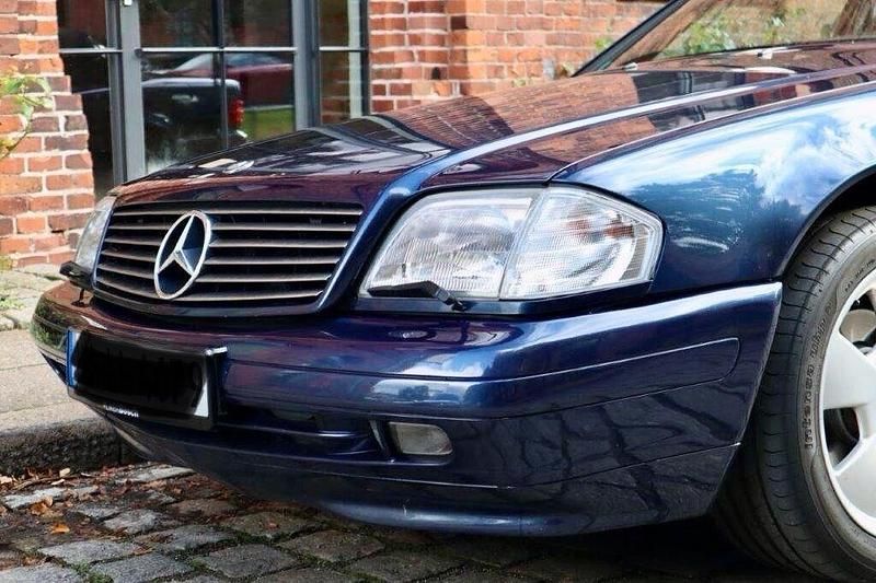 Blau Gebraucht 1998 Mercedes SL320 Cabrio | 21.950 € (Superpreis) - Bild 1/4