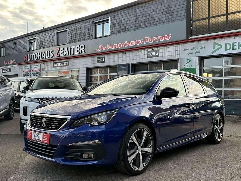 Blau Gebraucht 2017 Peugeot 308 Allure GT-Line Kombi | 9.990 € (Guter Preis) - Bild 1/3