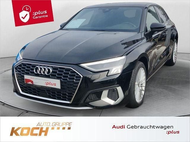 Brillantschwarz Gebraucht 2023 Audi A3 Advanced Limousine | 25.490 € (Guter Preis) - Bild 1/2