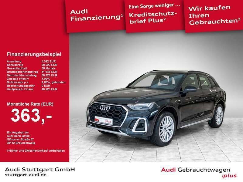 Mythosschwarz metallic Gebraucht 2022 Audi Q5 S-Line SUV | 41.940 € (Guter Preis) - Bild 1/2