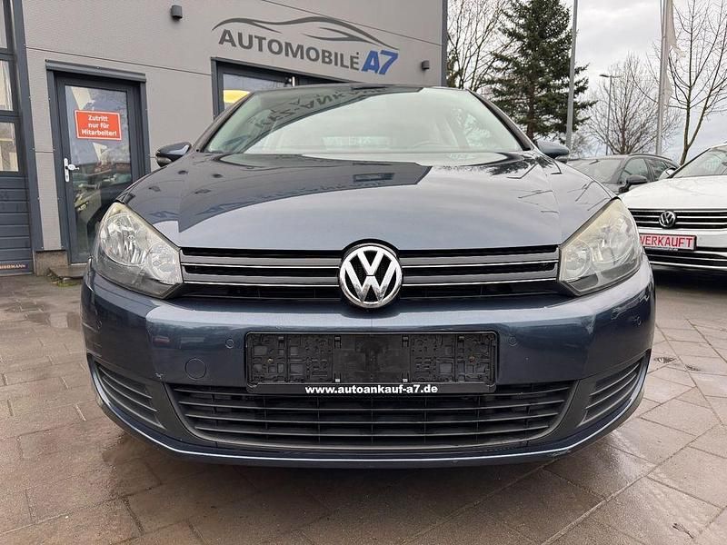 Blau Gebraucht 2009 VW Golf VI Comfortline Kleinwagen | 6.499 € (Fairer Preis) - Bild 1/4