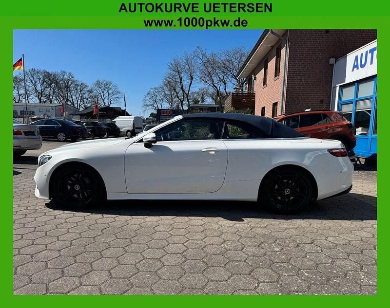 Gebraucht Mercedes E220 AMG line 194 PS (142 kW) 2019 Weiß Cabrio