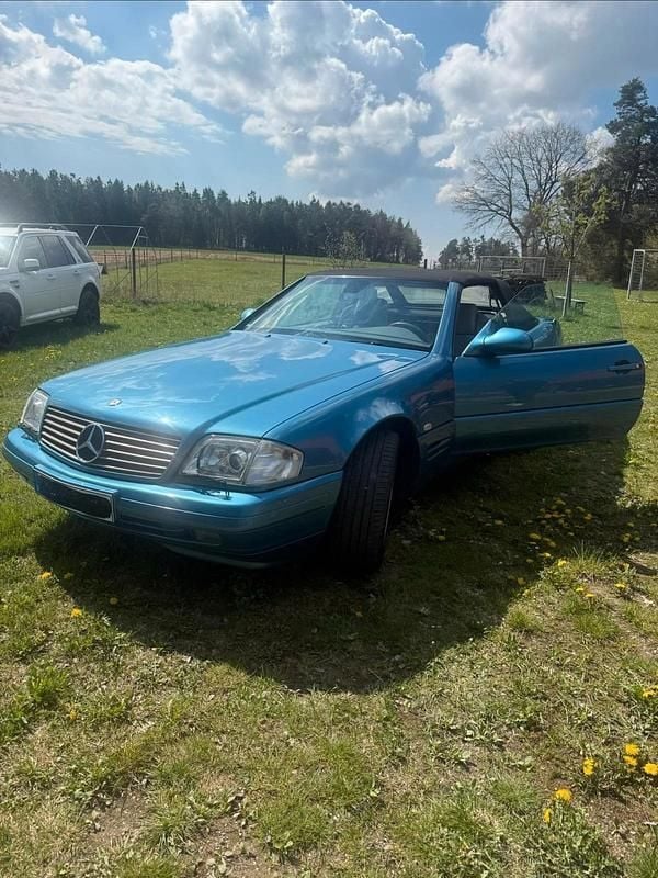 Gebraucht Mercedes SL280 193 PS (141 kW) 1998 Blau Cabrio