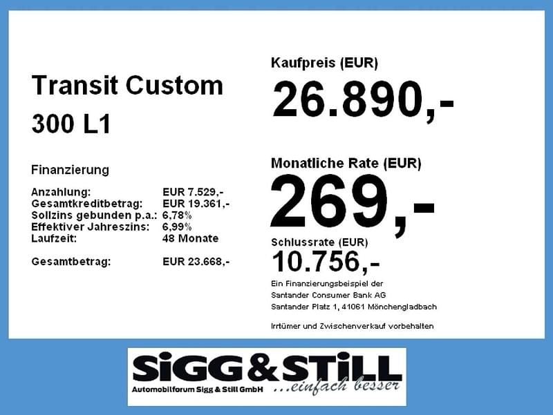 Gebraucht Ford Transit Custom Trend 131 PS (96 kW) 2022 Chromablau metallic Kombi