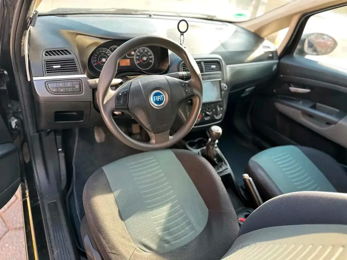 Gebraucht Fiat Punto 2007 Schwarz Kleinwagen