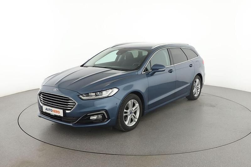 Blau Gebraucht 2019 Ford Mondeo Titanium Kombi | 19.690 € (Etwas zu teuer) - Bild 1/3