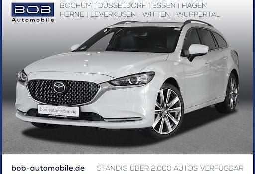Weiß Gebraucht 2024 Mazda 6 Takumi-Line Kombi | 29.810 € (Fairer Preis) - Bild 1/4