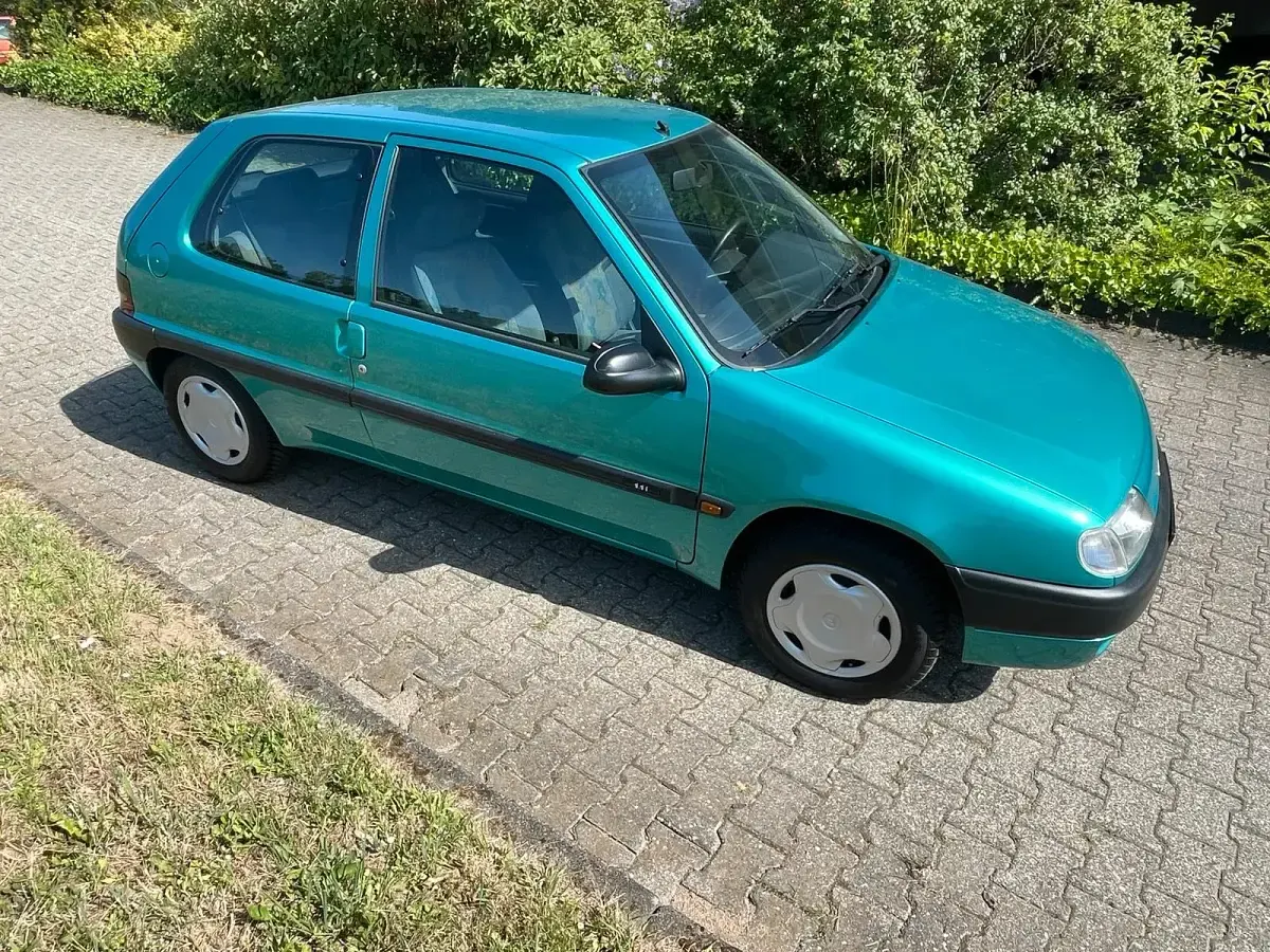 Gebraucht Citroën Saxo 55 PS (40 kW) 1996 Grün Kleinwagen