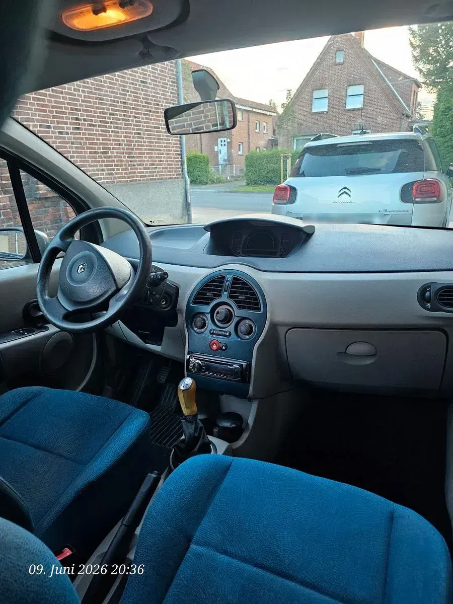 Gebraucht Renault Modus 75 PS (55 kW) 2005 Schwarz Van / Kleinbus