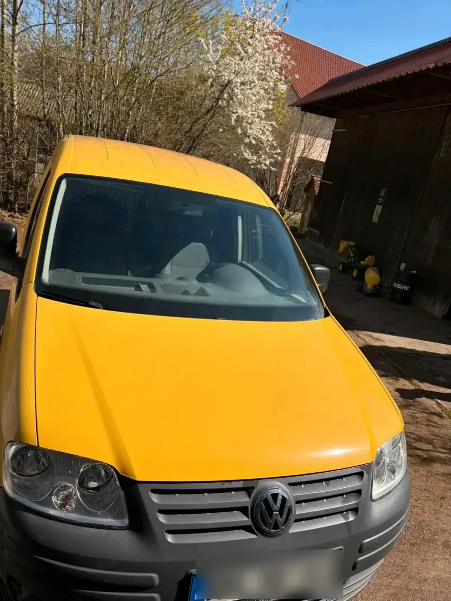 Gebraucht VW Caddy 71 PS (52 kW) 2007 Gelb Van / Kleinbus