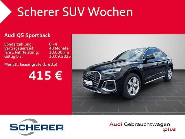 Mythosschwarz metallic Gebraucht 2025 Audi Q5 Sportback Ambiente SUV | 47.890 € (Guter Preis) - Bild 1/4