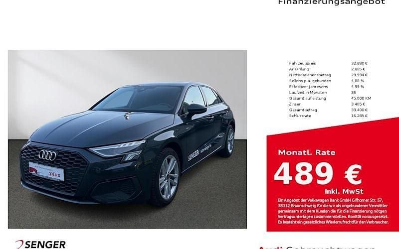 Gebraucht Audi A3 Ambiente 116 PS (85 kW) 2023 Manhattangrau metallic Limousine