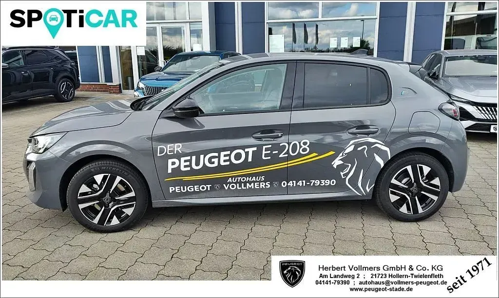 Gebraucht Peugeot e-208 Allure 114 kW (156 PS) 2026 Grau Kleinwagen
