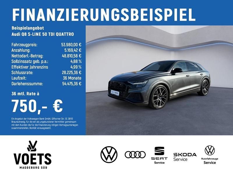Gebraucht Audi Q8 Ambiente 286 PS (210 kW) 2022 Daytonagrau perleffekt SUV