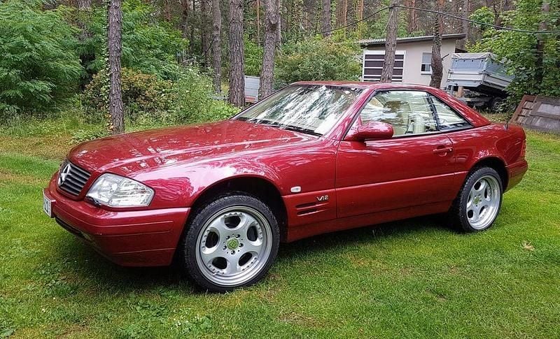 Gebraucht Mercedes SL600 394 PS (289 kW) 1998 Rot Cabrio
