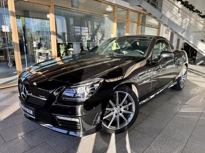 Gebraucht Mercedes SLK55 AMG AMG 421 PS (309 kW) 2016 Obsidianschwarz Cabrio