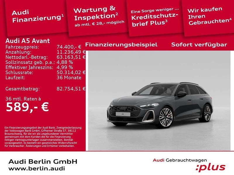 Magnetgrau Gebraucht 2025 Audi A5 Ambiente Coupé | 74.400 € (Fairer Preis) - Bild 1/3