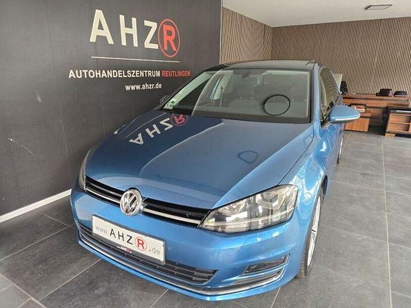 Pacific blue Gebraucht 2014 VW Golf VII Highline Limousine | 10.990 € (Fairer Preis) - Bild 1/4