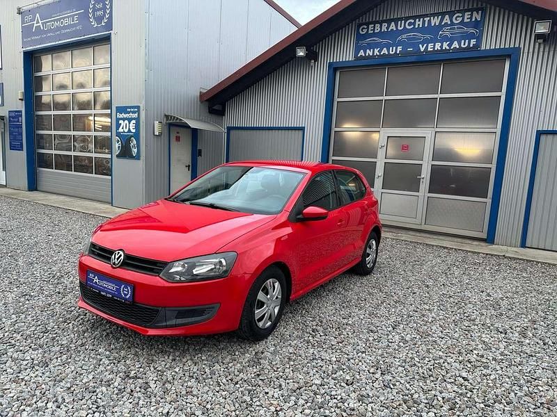 Gebraucht VW Polo Trendline 69 PS (50 kW) 2010 Rot Kleinwagen