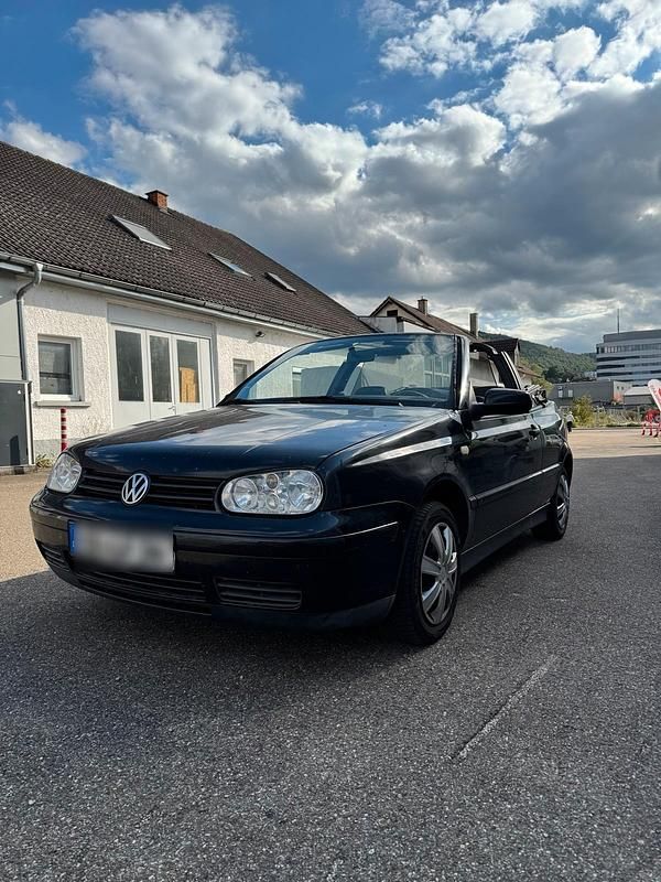 Schwarz Gebraucht 2001 VW Golf Cabriolet Cabrio | 950 € (Superpreis) - Bild 1/4