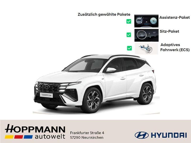 Atlas white Neu 2024 Hyundai Tucson N Line SUV | 42.980 € (Teuer) - Bild 1/4