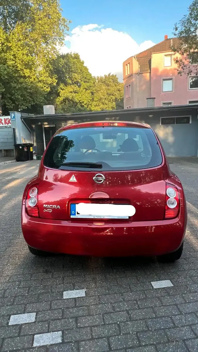 Gebraucht Nissan Micra 65 PS (47 kW) 2005 Rot Kleinwagen